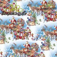 70X100 ÍV MŰNYOMÓ KARÁCSONYI, MIKULÁSOS (5DB/CS)