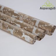   70X100 ÍV MATT FÓLIA IMPORT/SZARVAS MINTÁS/FEHÉR-ARANY (5DB/GURIGA)