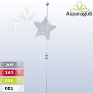GLITTERES SIZÁLOS BETŰZŐ CSILLAG/ FEHÉR (5DB/ CS)