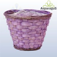 BAMBUSZ KASPÓ D:15CM / VILÁGOS LILA