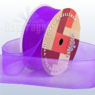 ORGANZA SZALAG 38MMX100M/ SÖTÉT LILA