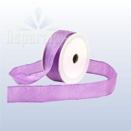 SZATÉN SZALAG DRÓTOS 25MMX10M/ SÖTÉT LILA