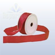 SZATÉN SZALAG DRÓTOS 25MMX10M/ BORDÓ