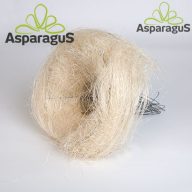 SIZÁL TÖLCSÉR CSOKORALAP 15CM/ FEHÉR (10DB/CS)