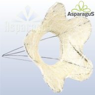 SIZÁL TÖLCSÉR VIRÁGOS/ FEHÉR**