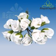PAPÍRVIRÁG 2CM/ FEHÉR (144DB/ CS)**
