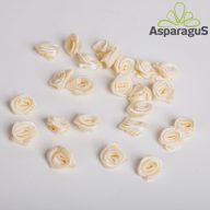 SZATÉN RÓZSAFEJ D:1,2CM (100DB/ CS)/ KRÉM