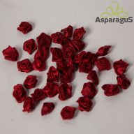 SZATÉN RÓZSAFEJ D:1,2CM (90DB/ CS)/ BORDÓ
