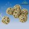 GLITTERES GÖMB 6DB/ CS/ ARANY***
