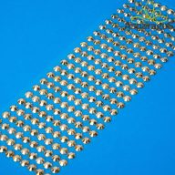 ÖNTAPADÓS STRASSZ CSISZOLT 8MM/ ARANY (240DB/ CS)***