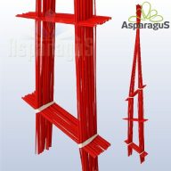 VIRÁG TÁMASZ (LÉTRA)13CMX77CM/ PIROS (10DB/ CS)***