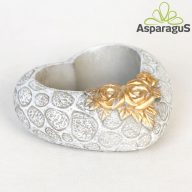 KERÁMIA SZÍV 16X16CM H:6CM