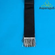 KOSZORÚ SZALAG SIMA FEKETE ROJT 5/ 125CM 5DB/ CS***
