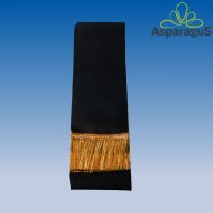 KOSZORÚ SZALAG SZÍNES FEKETE ROJT 7/ 180CM 10DB/ CS***