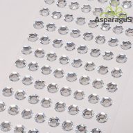 ÖNTAPADÓS STRASSZ CSISZOLT 10MM/NATÚR (144DB/CS)