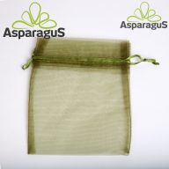 ORGANZA TASAK 8x10,5CM/DOHÁNYZÖLD (10DB/ CS)