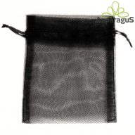 ORGANZA TASAK 12X16CM/FEKETE (10DB/CS)