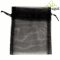 ORGANZA TASAK 12X16CM/FEKETE (10DB/CS)