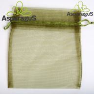 ORGANZA TASAK 12X16CM/DOHÁNYZÖLD/(10DB/CS)