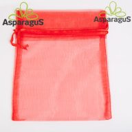 ORGANZA TASAK 10X13CM/ PIROS (10DB/ CS)