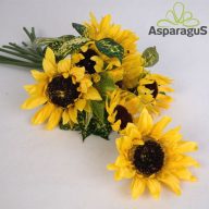 NAPRAFORGÓ CSOKOR 35CM/ SÁRGA