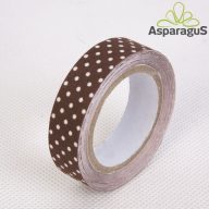 FLORAL TAPE 1,5CMX4M PÖTTYÖS/ BARNA