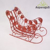 SZÁNKÓ GLITTERES/ PIROS