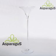 ÜVEG VÁZA MARTINIS 50 X17,5CM
